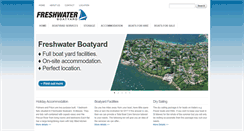 Desktop Screenshot of freshwaterboatyard.com